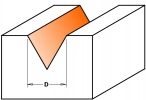 Фрезы гравировальные (угол 60°) Z=3